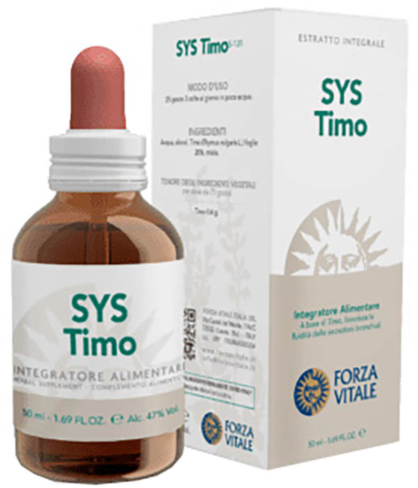 SYS TIMO VOLGARE GOCCE 50 ML PROFESSIONAL - Farmadillo