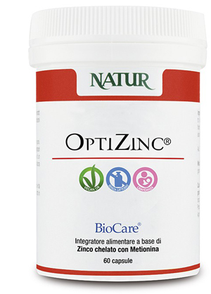 OPTIZINC 60 CAPSULE VEGETALI 379 MG - Farmadillo
