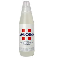 DISINFETTANTE IGIENIZZANTE A BASE DI IPOCLORITO DI SODIO ANTIMICROBICO AD AMPIO SPETTRO D'AZIONE AMUCHINA LIQUIDA 100% 1000 ML - Farmadillo