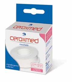 CEROTTO ADESIVO IN ROCCHETTO CEROXMED IN TESSUTO NON TESSUTO AERATO IPOALLERGENICO BIANCO 500X1,25 CM 1 PEZZO - Farmadillo