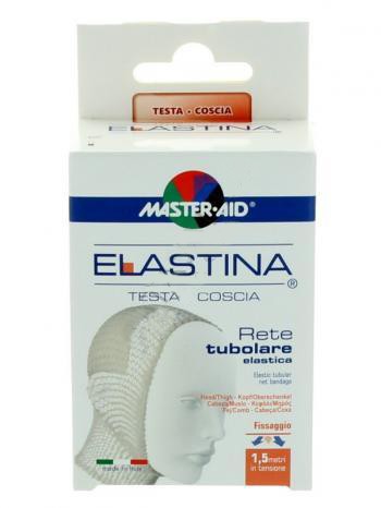 RETE TUBOLARE ELASTICA IPOALLERGENICA MASTER-AID ELASTINA TESTA/COSCIA 1,5 MT IN TENSIONE CALIBRO 6 CM - Farmadillo