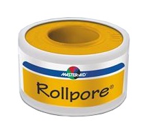 CEROTTO IN ROCCHETTO MASTER-AID ROLLPORE TESSUTO NON TESSUTO 5X1,25 - Farmadillo