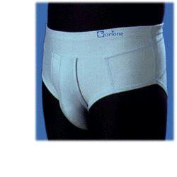 ORIONE 515 CINTOSLIP ERNIARIO UOMO APERTO CON PELOTTE IN COTONE BIANCO 7 - Farmadillo