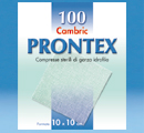 GARZA PRONTEX CAMBRIC 10X10CM 100 PEZZI - Farmadillo