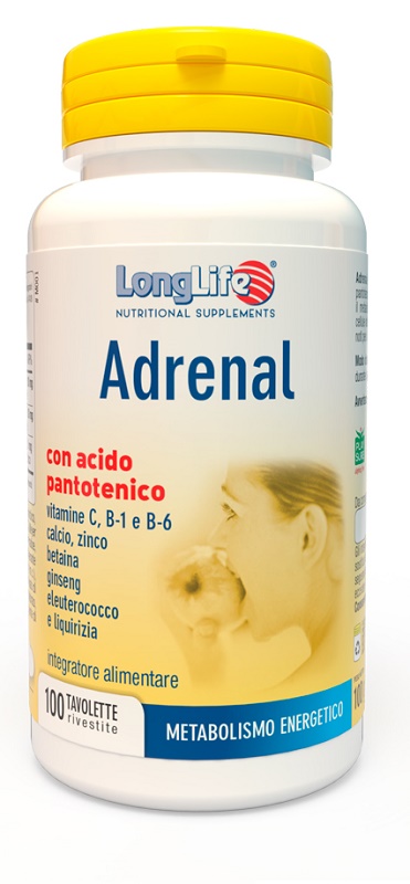 LONGLIFE ADRENAL 100 TAVOLETTE MASTICABILI RIVESTITE - Farmadillo