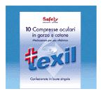 PRONTEX GARZA COMPRESSA OCULARE NON ADESIVA COTONE 10 PEZZI - Farmadillo