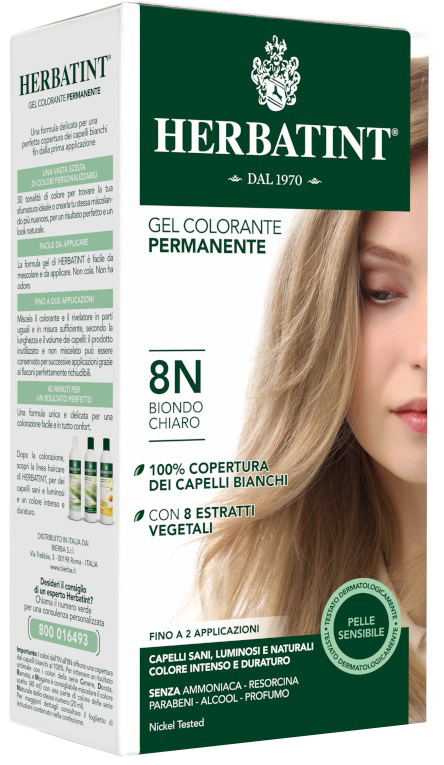 HERBATINT 8N BIONDO CHIARO 150 ML - Farmadillo