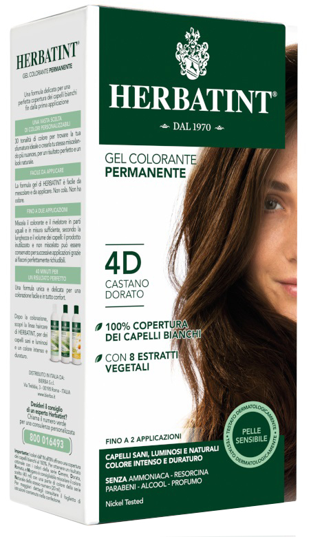 HERBATINT 4D CASTANO DORATO 150 ML - Farmadillo