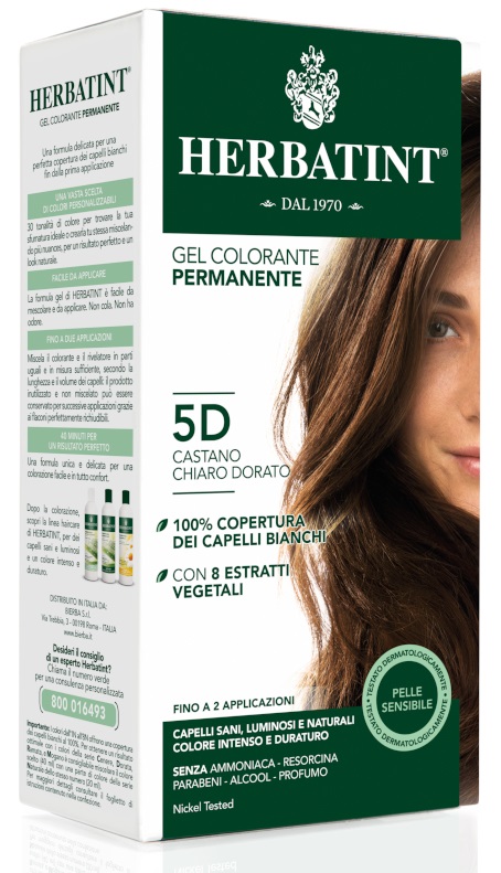 HERBATINT 5D CASTANO CHIARO DORATO 150 ML - Farmadillo
