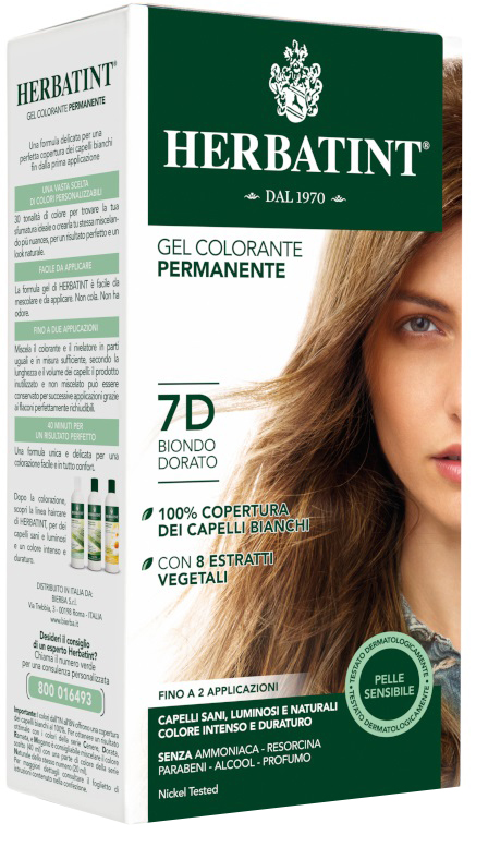 HERBATINT 7D BIONDO DORATO 150 ML - Farmadillo