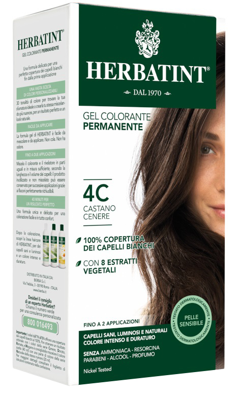 HERBATINT 4C CASTANO CENERE 150 ML - Farmadillo