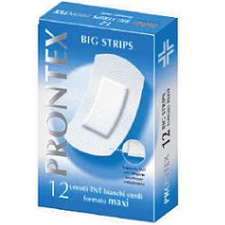 CEROTTO PRONTEX BIG STRIPS ASTUCCIO DA 12 PEZZI FORMATO MAXI - Farmadillo