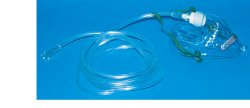 MASCHERA PER OSSIGENOTERAPIA MEDIA CONCENTRAZIONE CON 2 TUBI PROLUNGA 2 METRI - Farmadillo