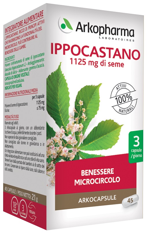 ARKO CAPSULE IPPOCASTANO 45 CAPSULE - Farmadillo
