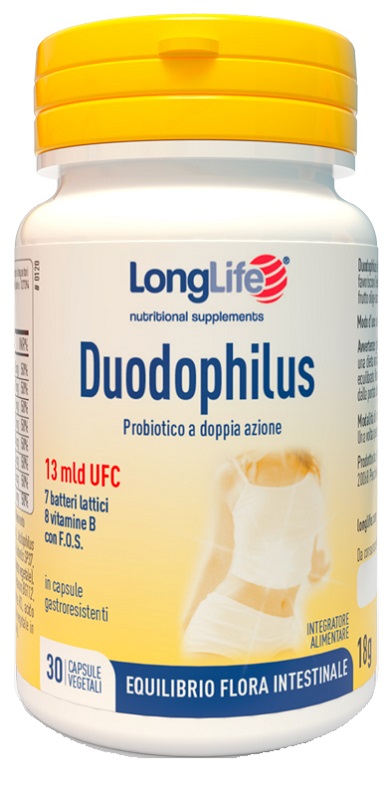 LONGLIFE DUODOPHILUS 30 CAPSULE VEGETALI - Farmadillo