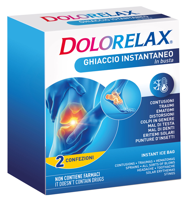 DOLORELAX ICE BAG GHIACCIO BUSTA 2 PEZZI - Farmadillo