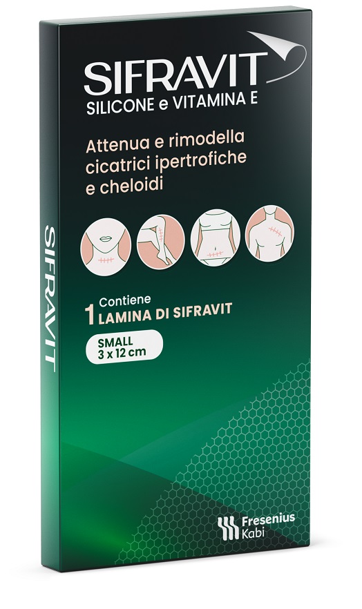 SIFRAVIT PLACCA SILICONE 3X12 CM SMALL 1 PEZZO - Farmadillo