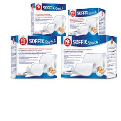 CEROTTO IN ROTOLO PIC SOFFIX STRETCH TESSUTO NON TESSUTO ESTENDIBILE 30X1000 CM 1 PEZZO - Farmadillo