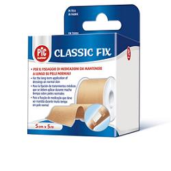 CEROTTO IN ROCCHETTO PIC CLASSIC FIX TELA 1,25X500 CM 1 PEZZO - Farmadillo