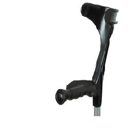 CANADESI IN LEGA LEGGERA CON BLOCCO RAPIDO DELLA REGOLAZIONE DELL'ALTEZZA A VITE+CLIP DI SICUREZZA A PRESSIONE CON CATARIFRANGENTE INCORPORATO COLORE NERO - Farmadillo