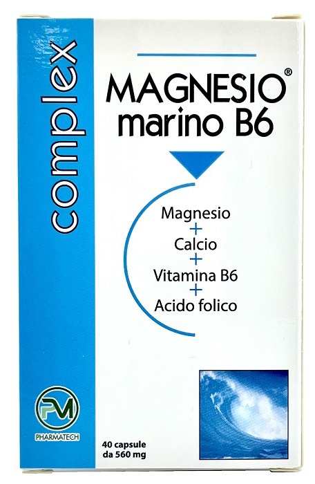 MAGNESIO MARINO B6 40 CAPSULE - Farmadillo