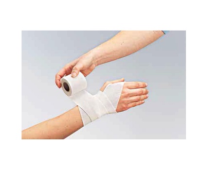 BENDA ELASTICA MEDICATA AUTOADESIVA FORTELAST PLUS CON OSSIDO DI ZINCO 10X450 CM - Farmadillo