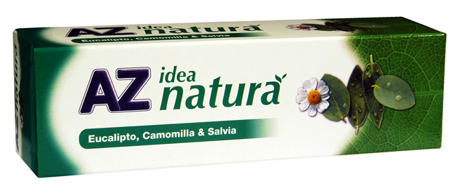 AZ IDEA NATURA EUCALIPTO CAMOMILLA E SALVIA DENTIFRICIO 75 ML - Farmadillo