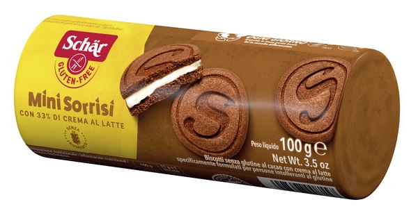 SCHAR MINI SORRISI CON CREMA AL LATTE 100 G - Farmadillo