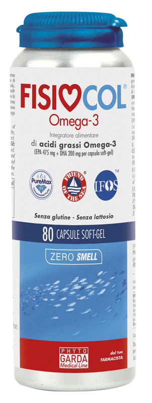 FISIOCOL OMEGA 3 80 CAPSULE - Farmadillo