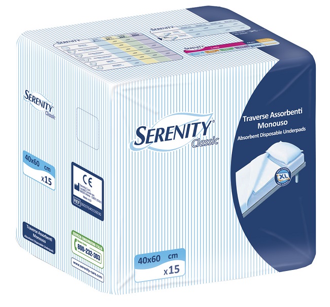 TRAVERSA SALVAMATERASSO SERENITYCLASSIC  XL MISURA 60X90CM 30 PEZZI - Farmadillo