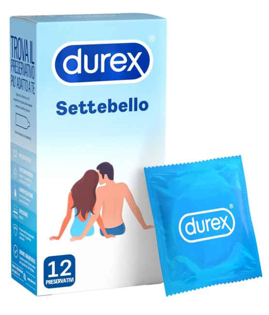PROFILATTICO DUREX SETTEBELLO CLASSICO 12 PEZZI - Farmadillo