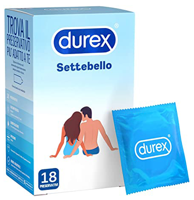 PROFILATTICO DUREX SETTEBELLO CLASSICO 18 PEZZI - Farmadillo