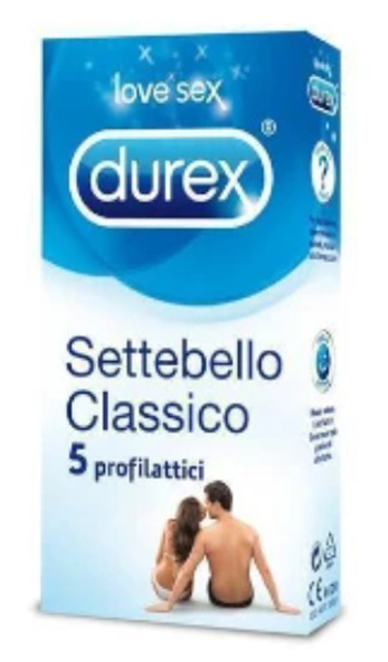 PROFILATTICO DUREX SETTEBELLO CLASSICO 5 PEZZI - Farmadillo