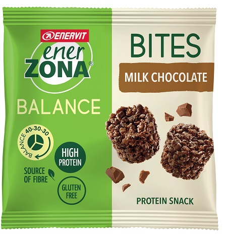 ENERZONA BITES MILK CHOCOLATE 1 BUSTINA - Farmadillo