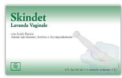 SKINDET LAVANDA VAGINALE 4 FLACONI 140 ML + 4 CANNULE MONOUSO IN BLISTER - Farmadillo