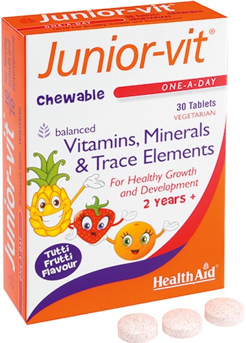 JUNIORVIT BLISTER 30 TAVOLETTE MASTICABILI - Farmadillo