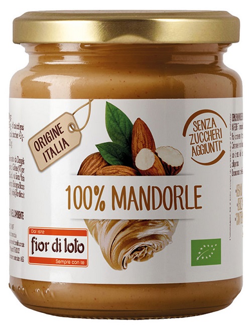 FIOR DI LOTO CREMA 100% DI MANDORLE TOSTATE - Farmadillo