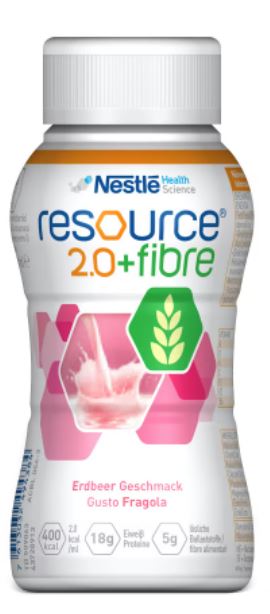 RESOURCE 2,0 + FIBRE FRAGOLA 200 ML - Farmadillo