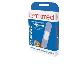 CEROXMED CLASSIC TRASPARENTI 7,2 CM X 1,9 CM 20 CEROTTI MEDI - Farmadillo