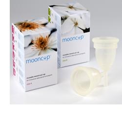 COPPETTA MESTRUALE MOONCUP TAGLIA A GRANDE PER DONNE CON PIU' DI 30 ANNI - Farmadillo