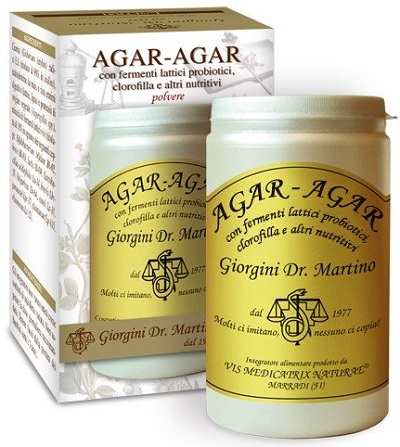 AGAR AGAR CON FERMENTI LATTICI CLOROFILLA 150 G - Farmadillo