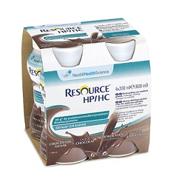 RESOURCE HP/HC CIOCCOLATO 4 BOTTIGLIE 200 ML - Farmadillo