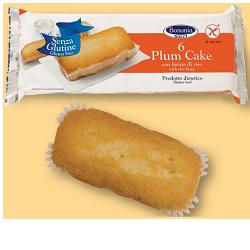 BONONIA PLUMCAKE CON FARINA DI RISO SENZA GLUTINE 6 X 36 G - Farmadillo