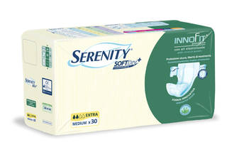 PANNOLONE PER INCONTINENZA SERENITY INNOFIT PREMIUM SOFTDRY+ EXTRA M 30 PEZZI - Farmadillo