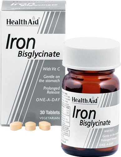 FERRO BISGLICINATO IRON BYSGLICINATE 30 COMPRESSE - Farmadillo