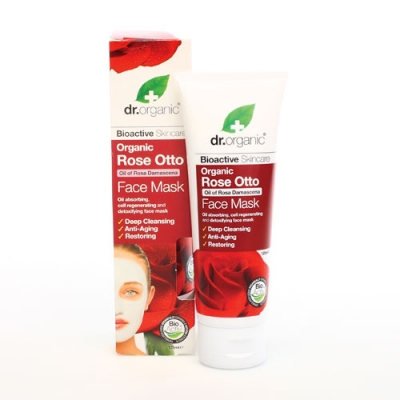 DR ORGANIC ROSE OTTO ROSA FACE MASK MASCHERA VISO 125 ML - Farmadillo