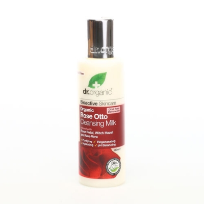 DR ORGANIC ROSE OTTO ROSA CLEANSING MILK LATTE DETERGENTE 150 ML - Farmadillo