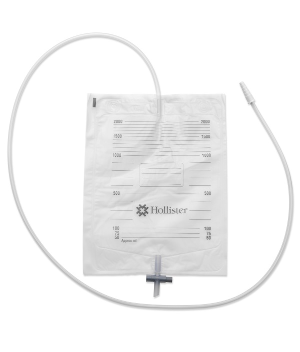 SACCA URINA DA LETTO HOLLISTER CON ANTIREFLUSSO E RUBINETTO DI SCARICO TUBO 130 CM 30 PEZZI - Farmadillo