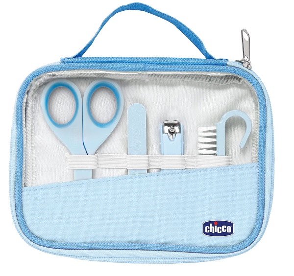 CHICCO SET UNGHIE BAMBINO AZZURRO-VERDE - Farmadillo