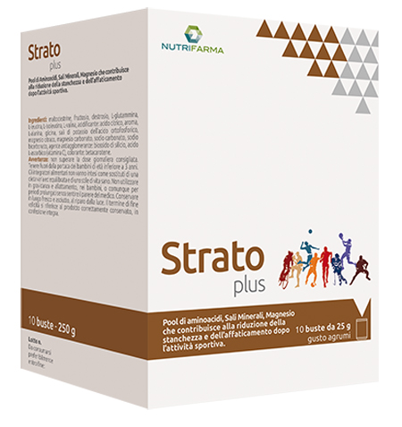 STRATO PLUS 10 BUSTINE 25 G GUSTO AGRUMI - Farmadillo